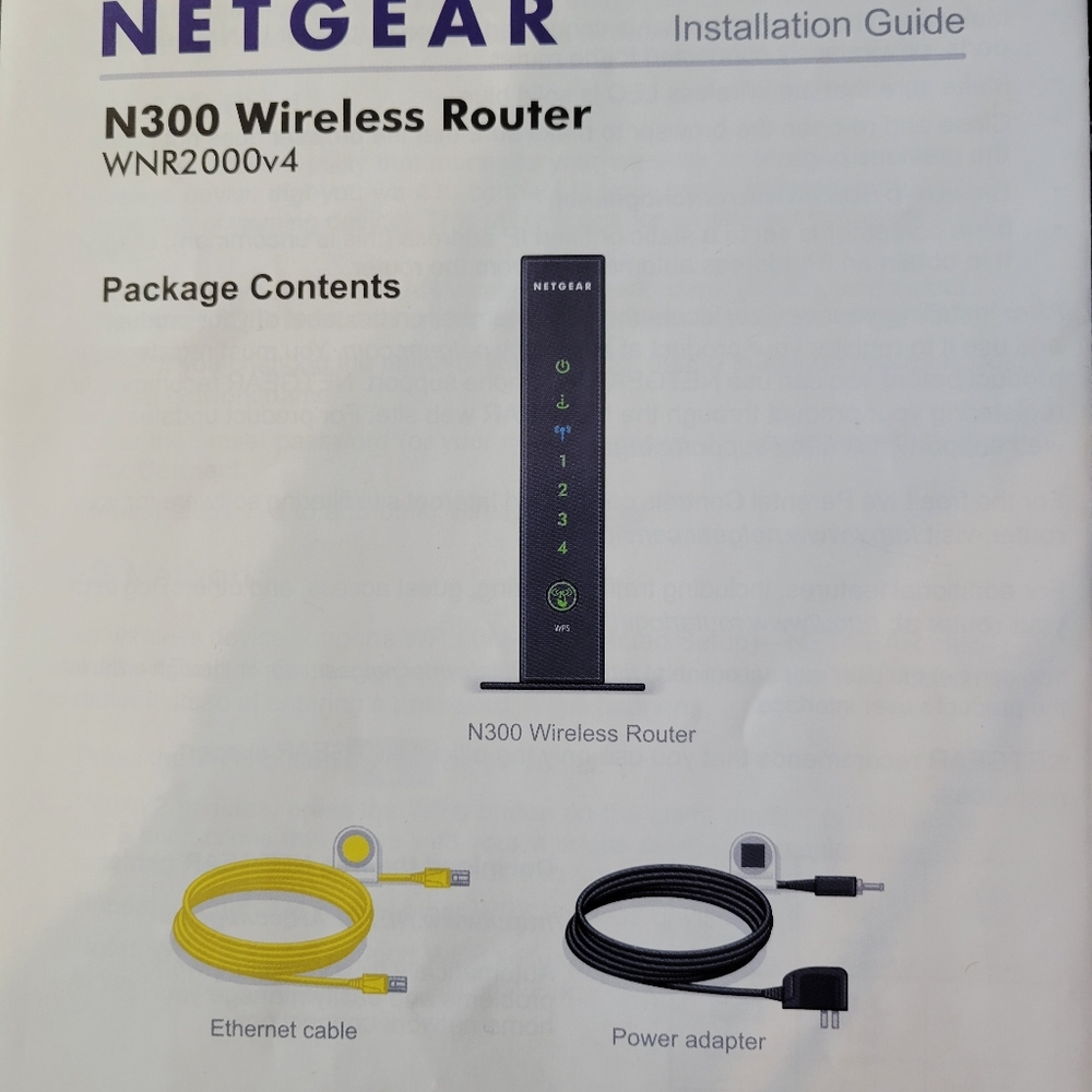 Netgear N300 Wireless Router -- ITEM #308 - Picture 4 of 5